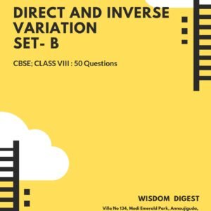 class viii direct and inverse proportion set b